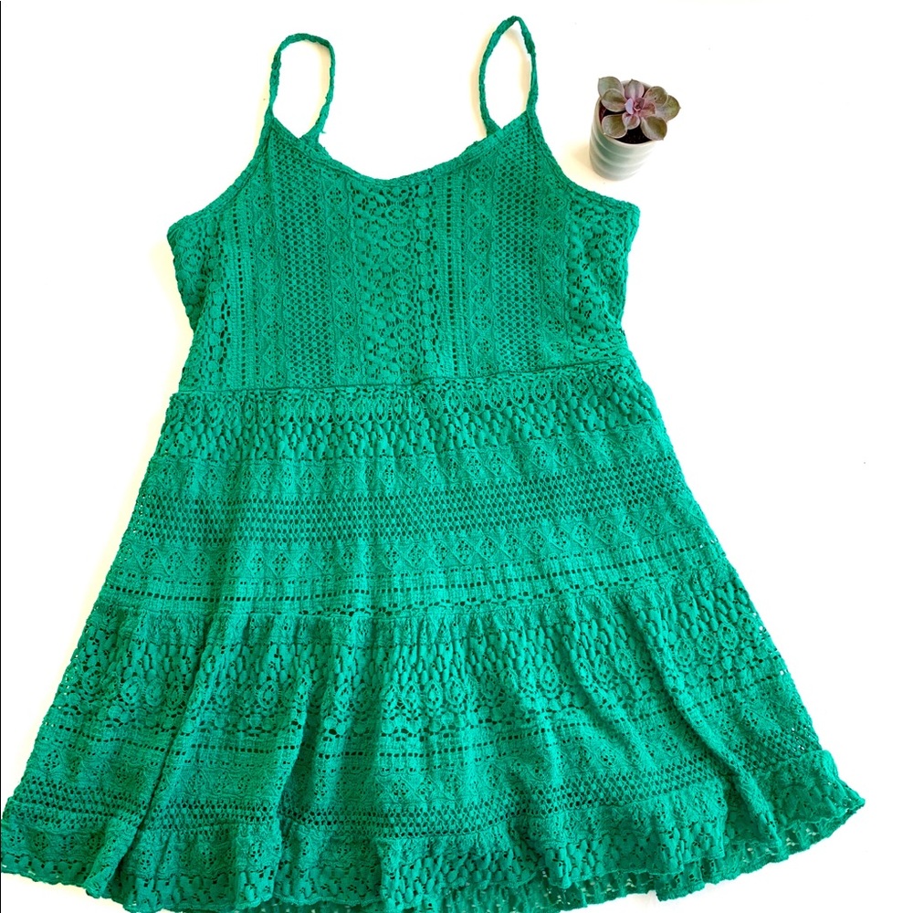 Monteau Green Dress